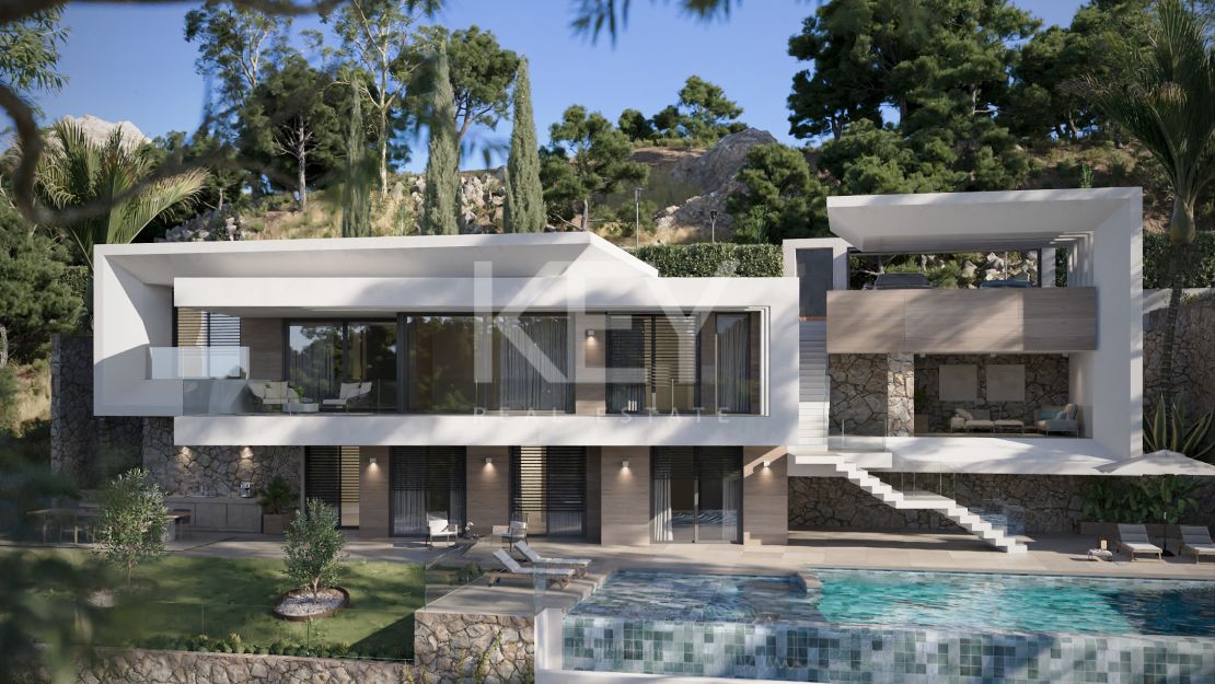 Brand New Exclusive Villa With Panoramic Sea Views in Monte Mayor, Benahavis
