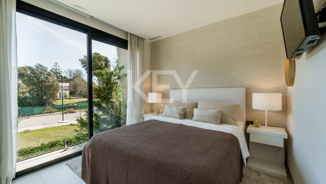 Contemporary Beachside Semi-Detached Villa in Puerto Banus, Marbella