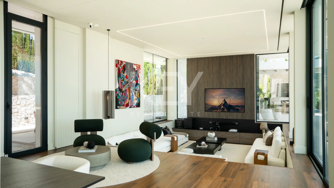 Architectural Masterpiece With Panoramic Sea And Mountain Views In Monte Mayor, Benahavís