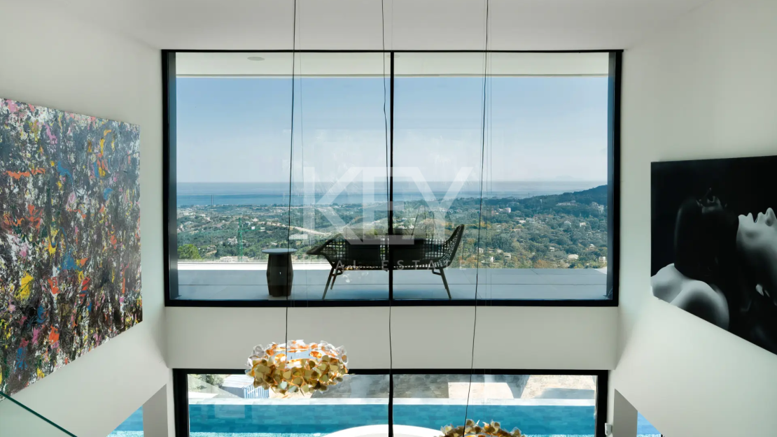 Architectural Masterpiece With Panoramic Sea And Mountain Views In Monte Mayor, Benahavís