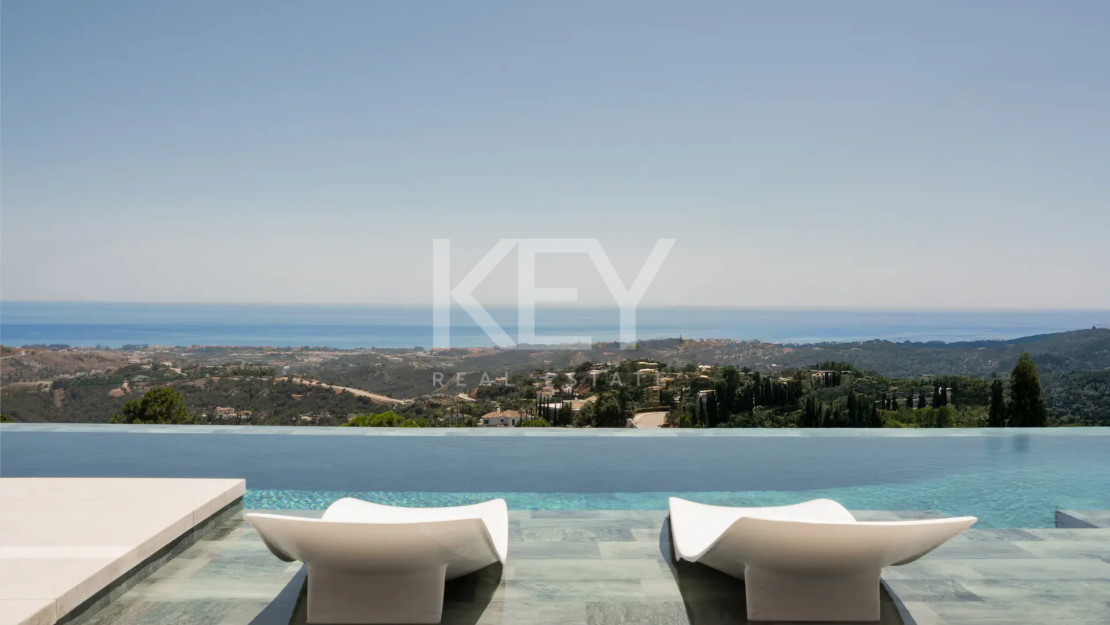Architectural Masterpiece With Panoramic Sea And Mountain Views In Monte Mayor, Benahavís