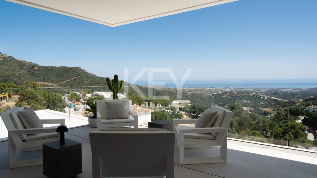 Architectural Masterpiece With Panoramic Sea And Mountain Views In Monte Mayor, Benahavís