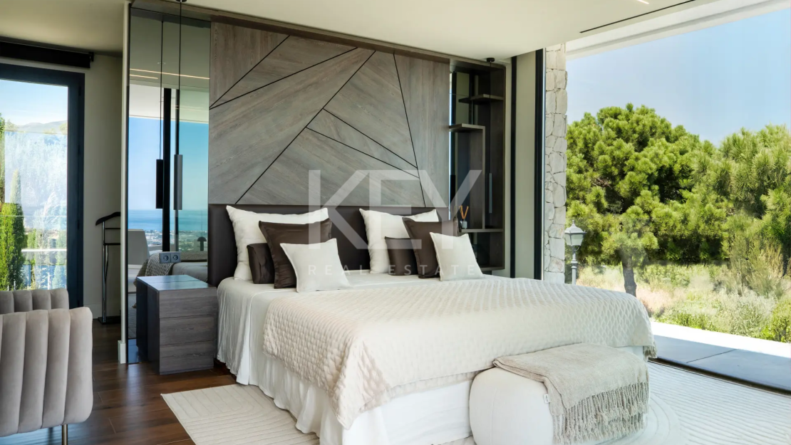 Architectural Masterpiece With Panoramic Sea And Mountain Views In Monte Mayor, Benahavís
