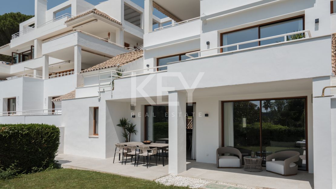 Renovated Garden Duplex for Sale in Los Naranjos Golf, Nueva Andalucía, Marbella