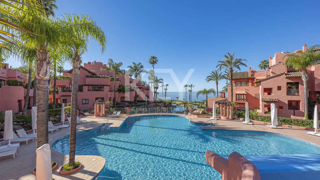 Renovated Beachfront Ground Floor Apartment in Estepona