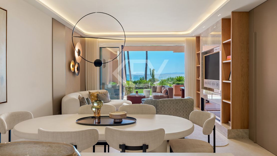 Renovated Beachfront Ground Floor Apartment in Estepona