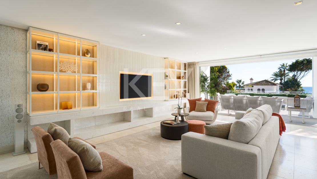 Villa de Lujo con Vistas al Mar y Spa Privado en Alquiler en Puente Romano, Marbella