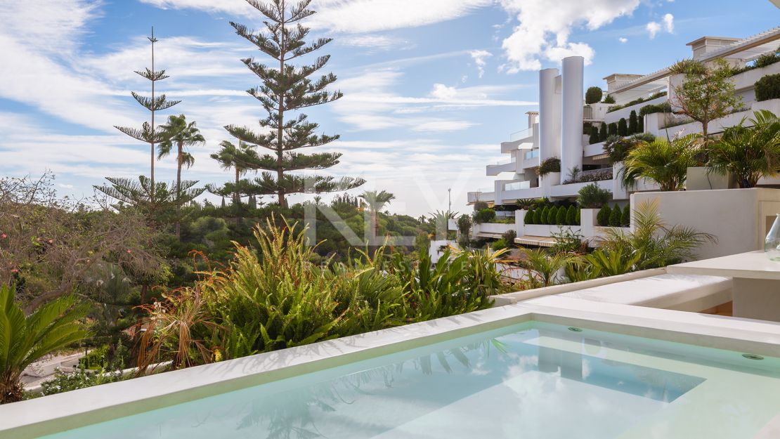 Renovated apartment with mountain views and private pool on the Golden Mile