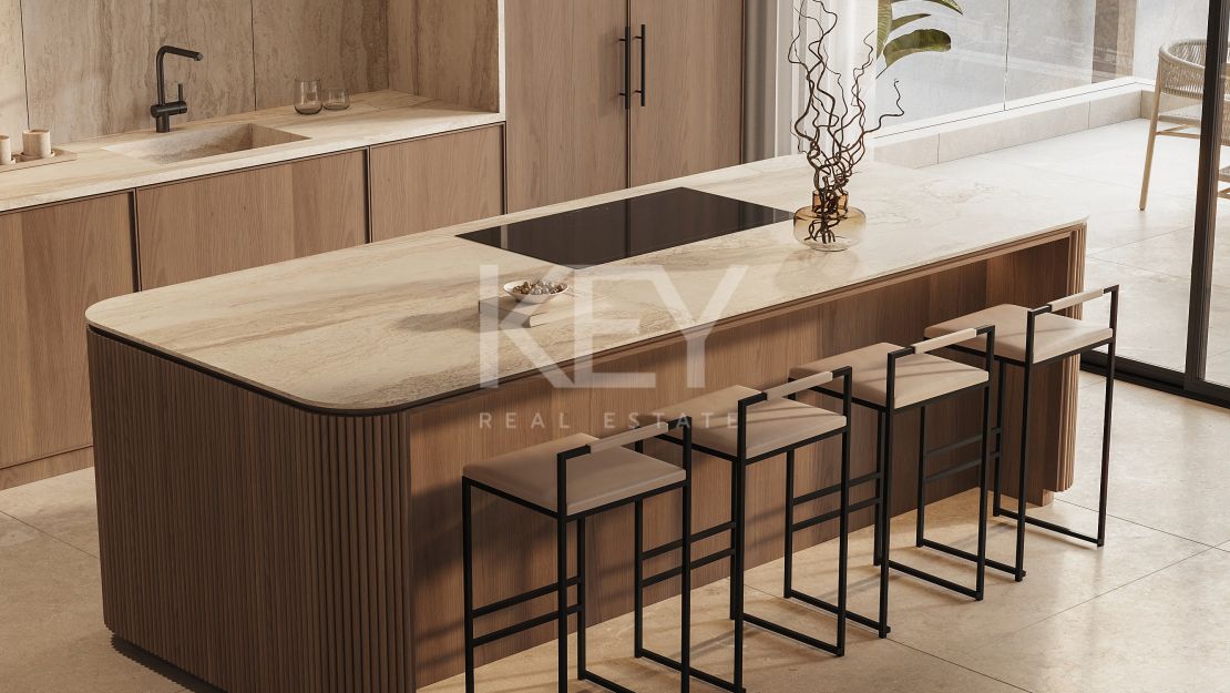 Вилла под ключ с видом на море и роскошными удобствами в Эльвирии, Марбелья Восток