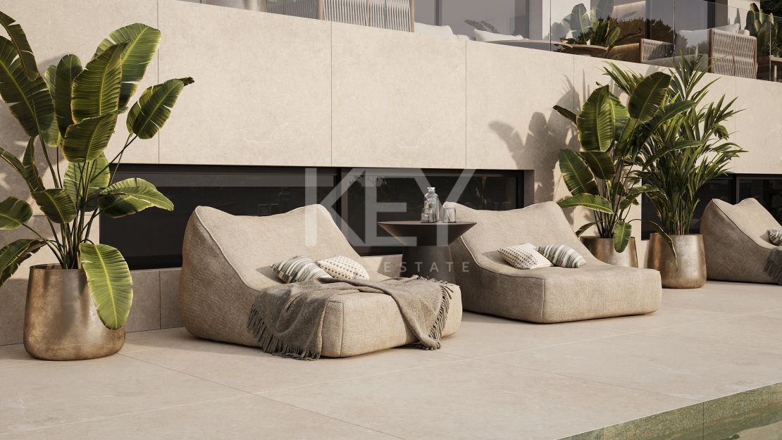 Вилла под ключ с видом на море и роскошными удобствами в Эльвирии, Марбелья Восток