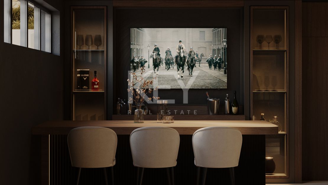 Вилла под ключ с видом на море и роскошными удобствами в Эльвирии, Марбелья Восток