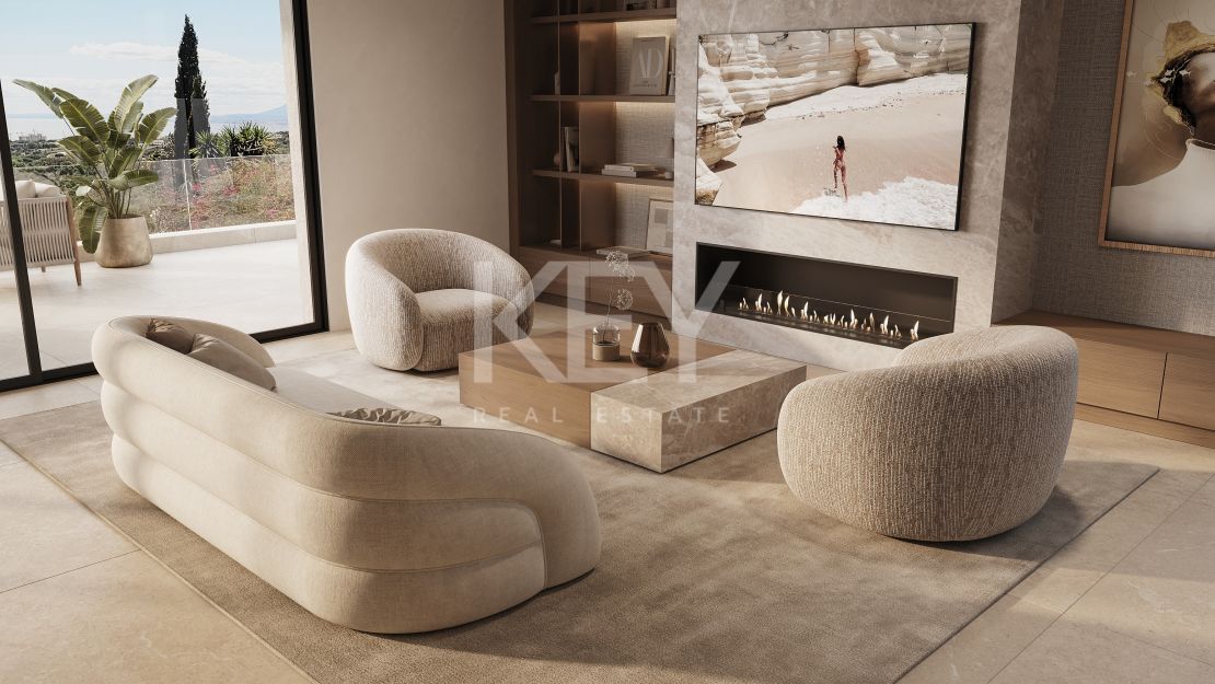 Вилла под ключ с видом на море и роскошными удобствами в Эльвирии, Марбелья Восток