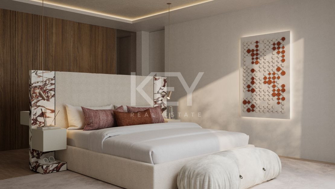 Вилла под ключ с видом на море и роскошными удобствами в Эльвирии, Марбелья Восток