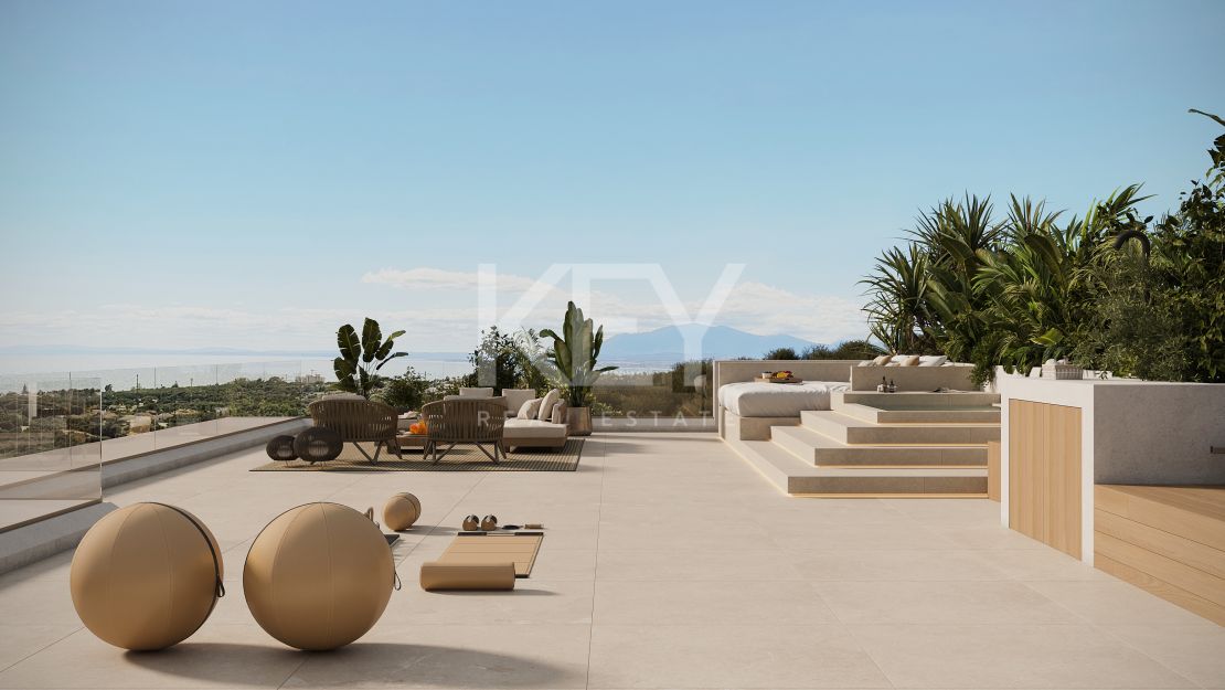 Вилла под ключ с видом на море и роскошными удобствами в Эльвирии, Марбелья Восток