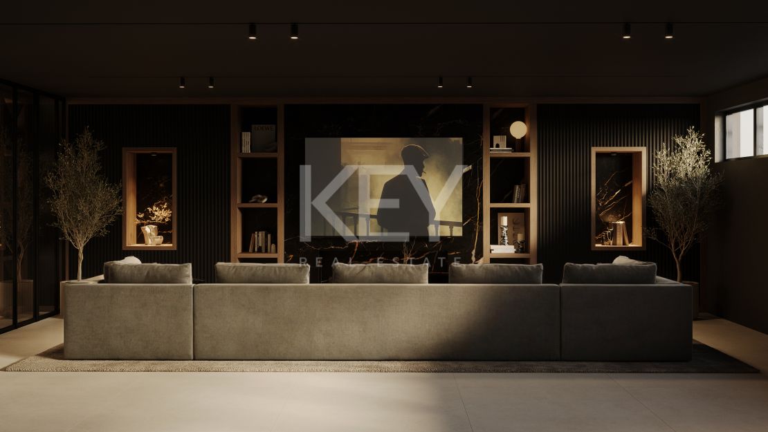 Вилла под ключ с видом на море и роскошными удобствами в Эльвирии, Марбелья Восток