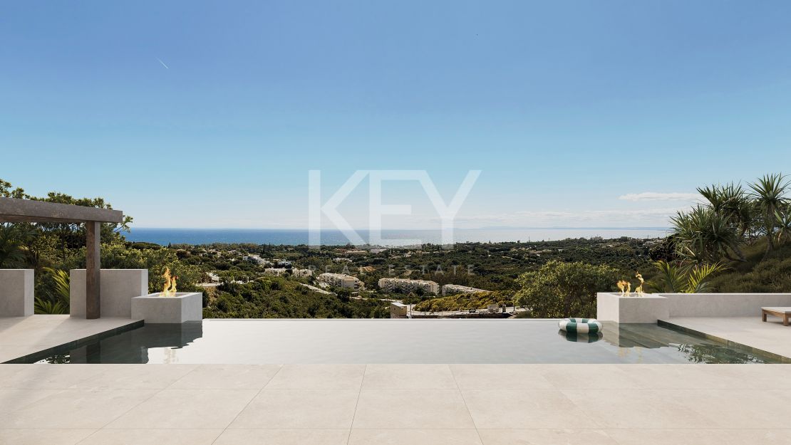 Вилла под ключ с видом на море и роскошными удобствами в Эльвирии, Марбелья Восток