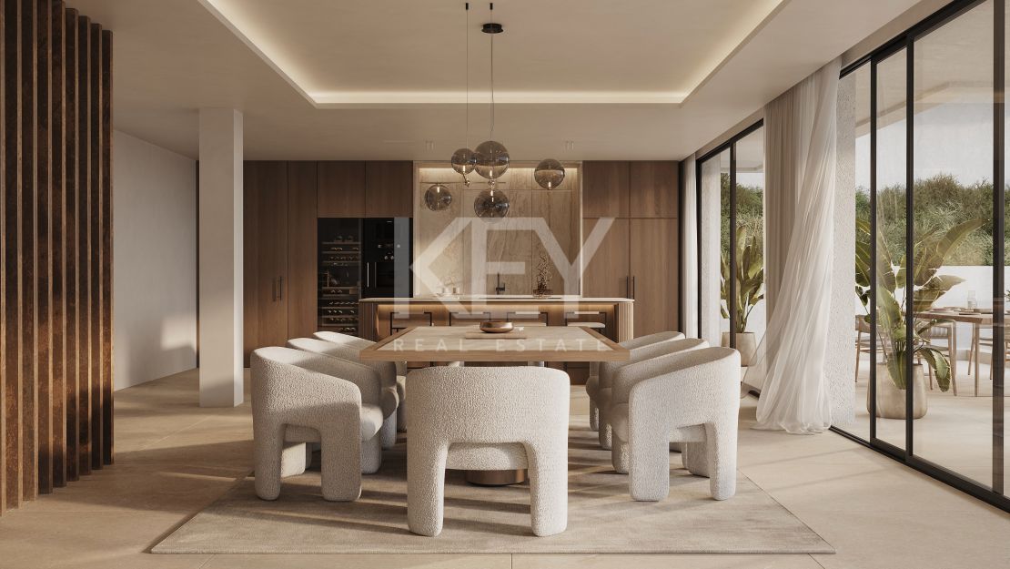 Вилла под ключ с видом на море и роскошными удобствами в Эльвирии, Марбелья Восток