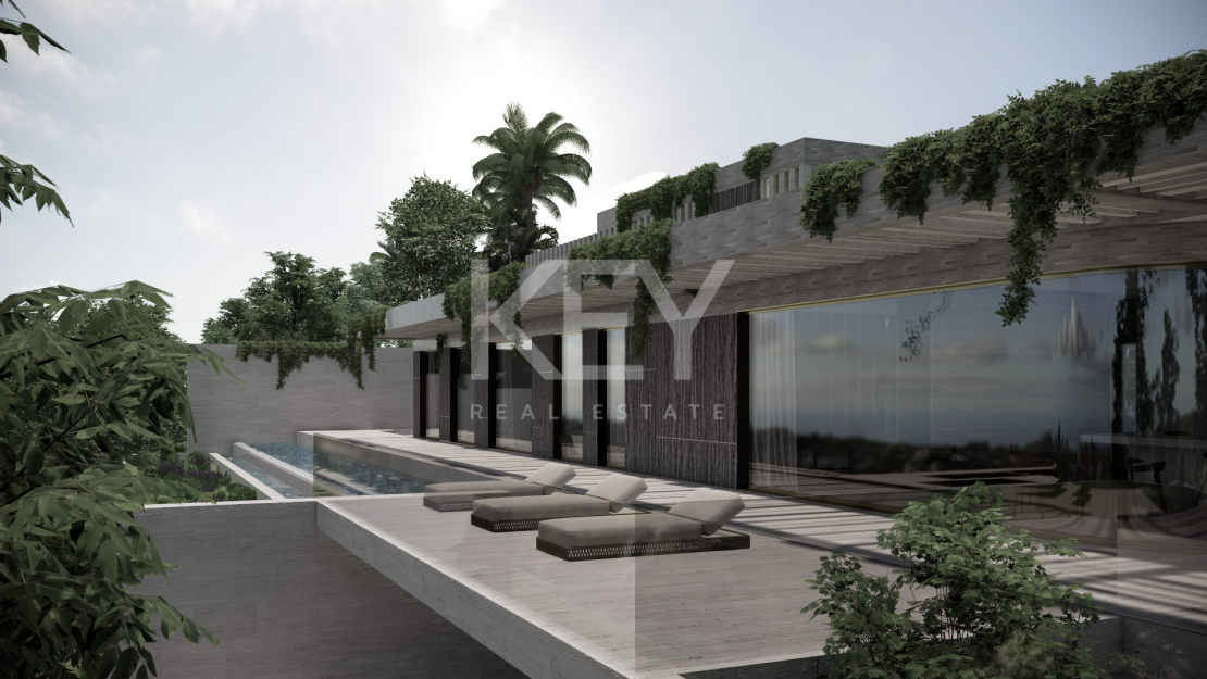 New luxury villa project with panoramic sea views in Monte Mayor, Benahavís