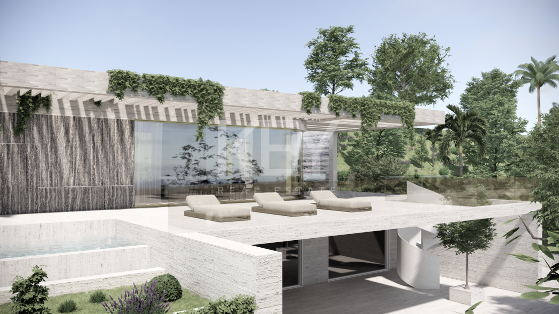 New luxury villa project with panoramic sea views in Monte Mayor, Benahavís
