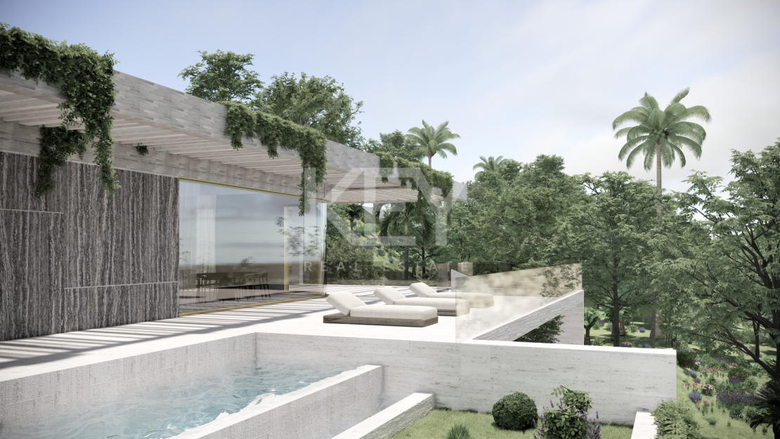 New luxury villa project with panoramic sea views in Monte Mayor, Benahavís