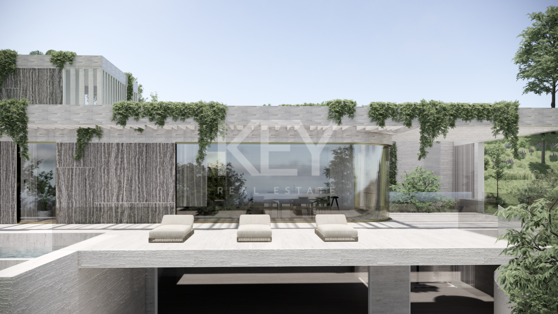 Nuevo proyecto de villa de lujo con vistas panorámicas al mar en Monte Mayor, Benahavís