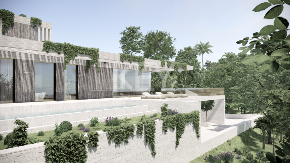 New luxury villa project with panoramic sea views in Monte Mayor, Benahavís