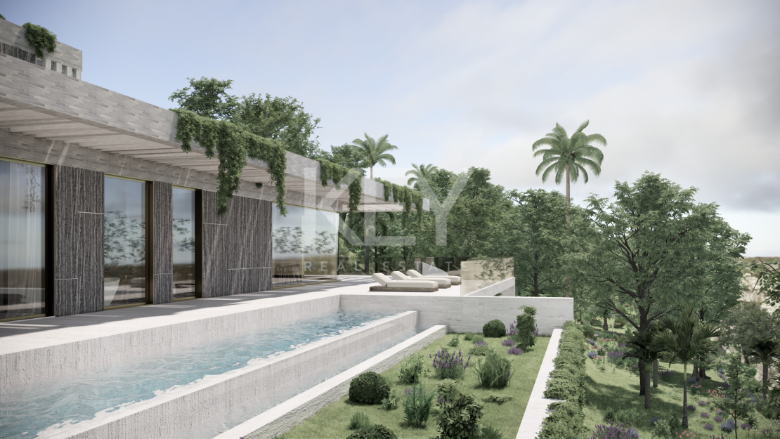 New luxury villa project with panoramic sea views in Monte Mayor, Benahavís