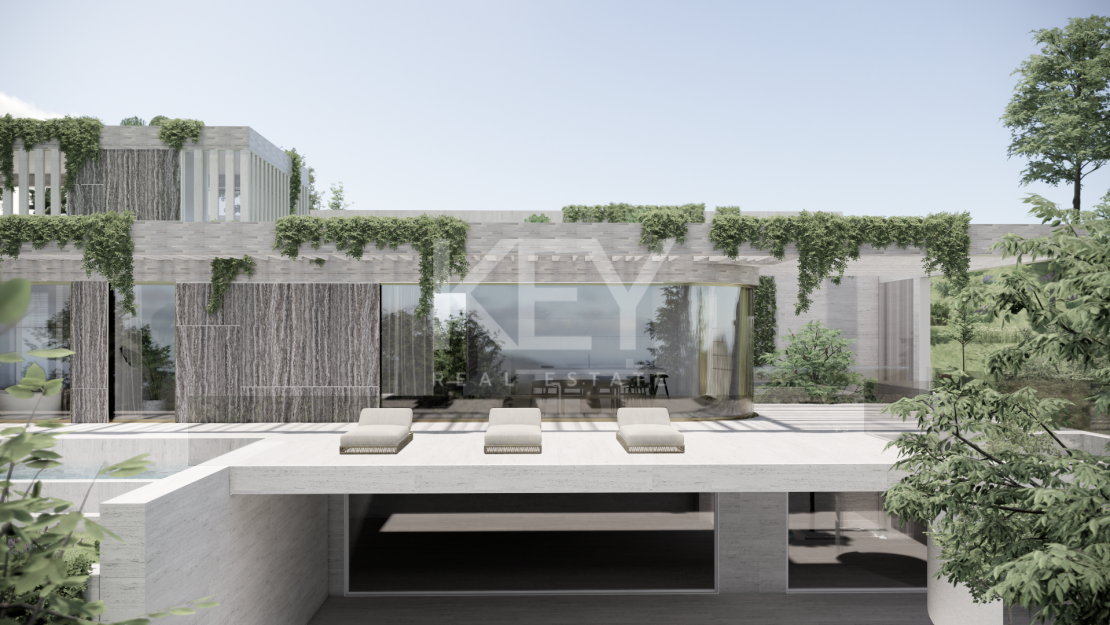 New luxury villa project with panoramic sea views in Monte Mayor, Benahavís