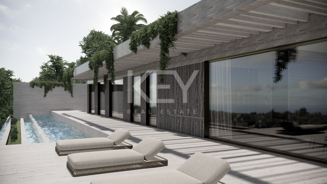 New luxury villa project with panoramic sea views in Monte Mayor, Benahavís