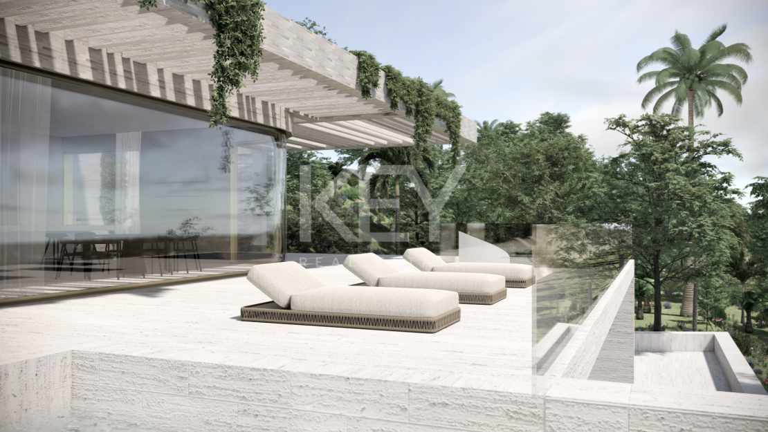 New luxury villa project with panoramic sea views in Monte Mayor, Benahavís