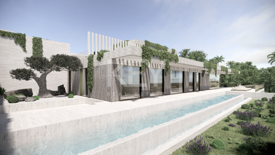 New luxury villa project with panoramic sea views in Monte Mayor, Benahavís