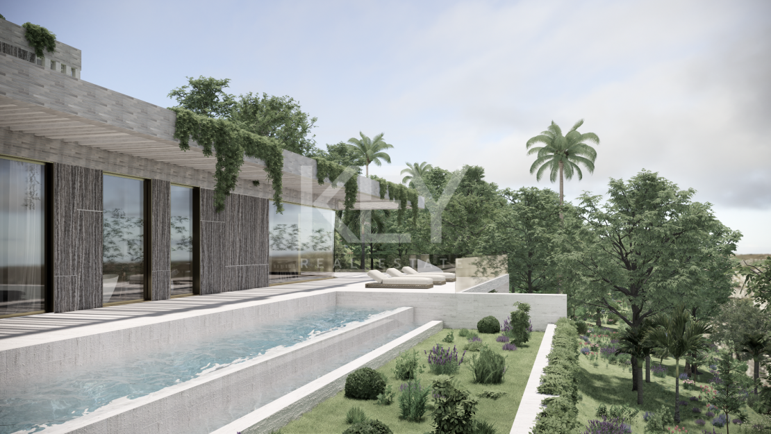 New luxury villa project with panoramic sea views in Monte Mayor, Benahavís