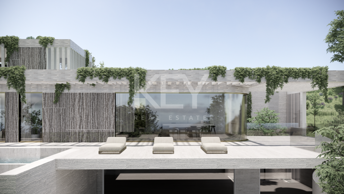 New luxury villa project with panoramic sea views in Monte Mayor, Benahavís