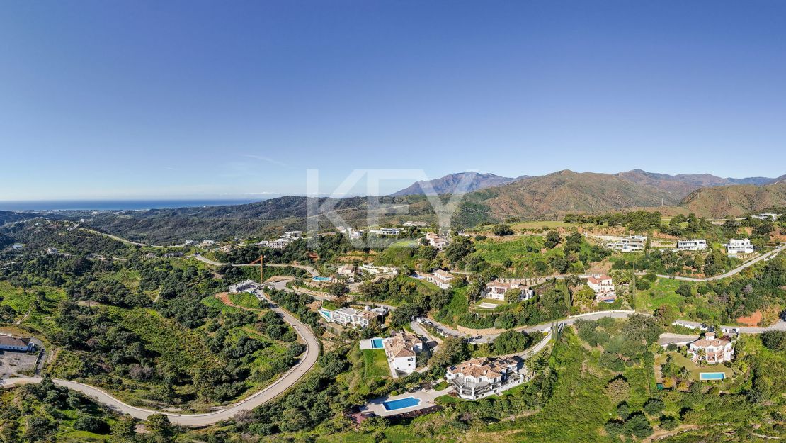 New luxury villa project with panoramic sea views in Monte Mayor, Benahavís