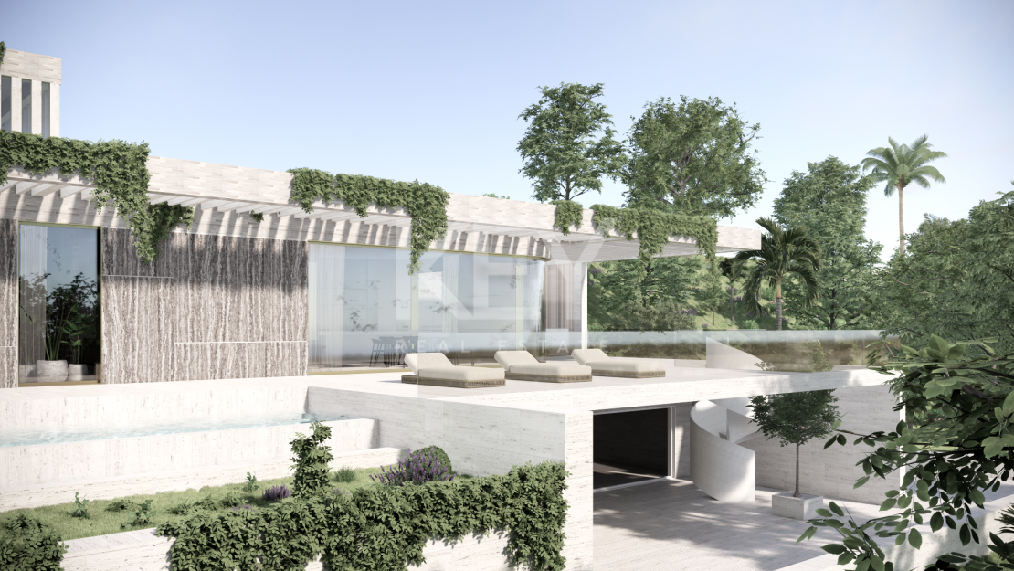 New luxury villa project with panoramic sea views in Monte Mayor, Benahavís