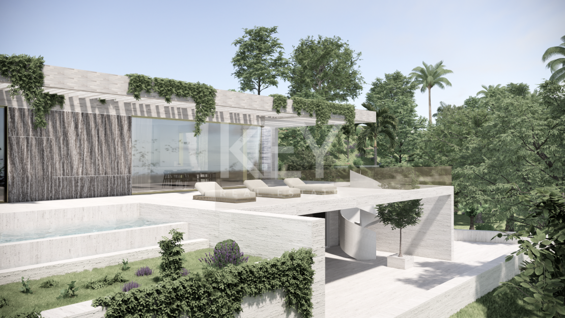 New luxury villa project with panoramic sea views in Monte Mayor, Benahavís