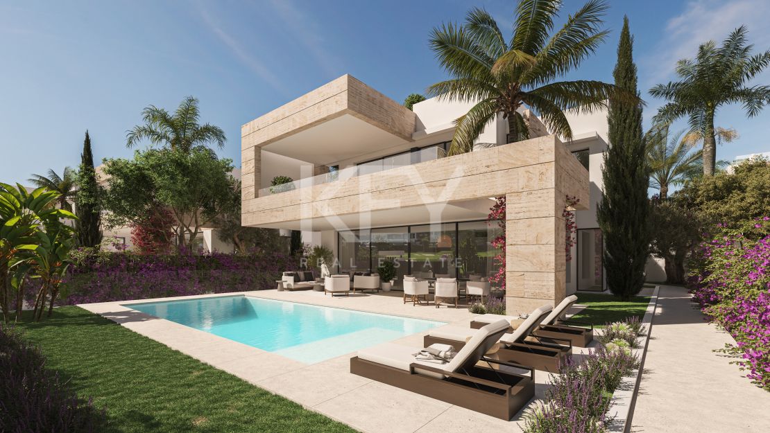 Exclusiva villa de lujo con vistas panorámicas y spa privado en El Campanario, en la frontera entre Marbella y Estepona