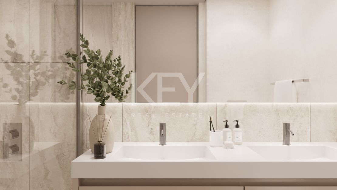 Современная трехкомнатная квартира в роскошном закрытом комплексе на Новой Золотой Миле