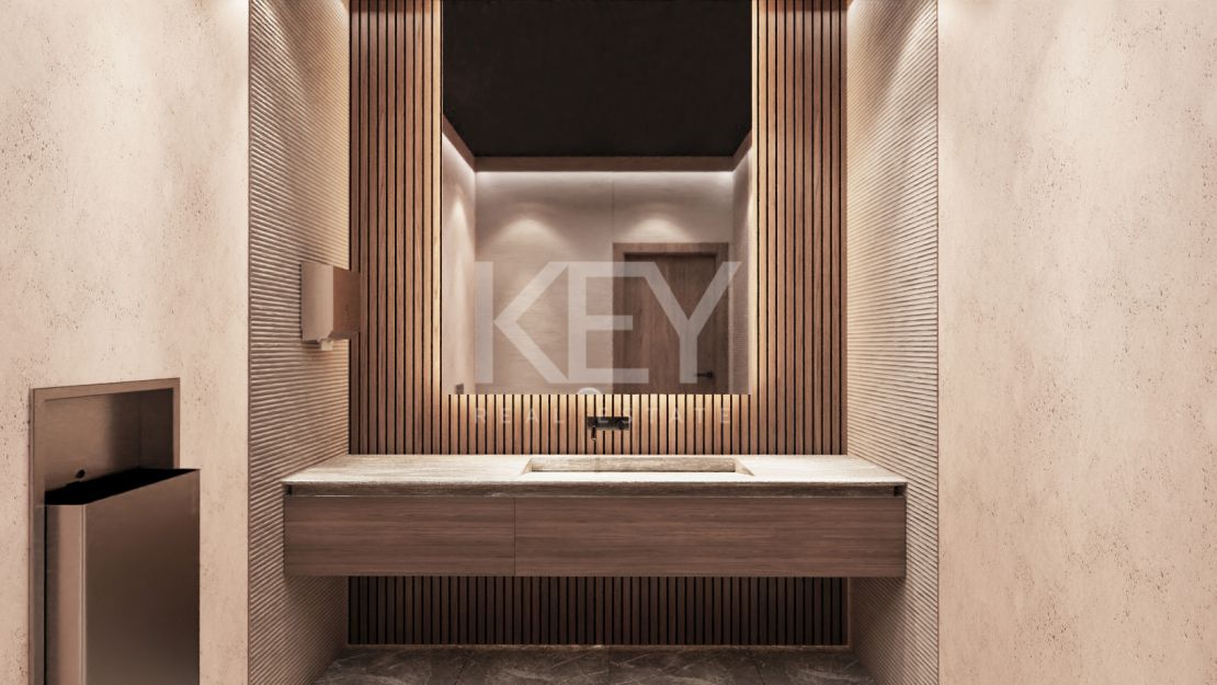 Современная трехкомнатная квартира в роскошном закрытом комплексе на Новой Золотой Миле