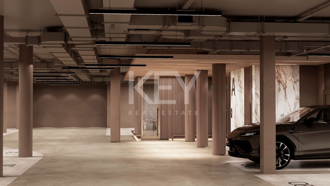 Современная трехкомнатная квартира в роскошном закрытом комплексе на Новой Золотой Миле