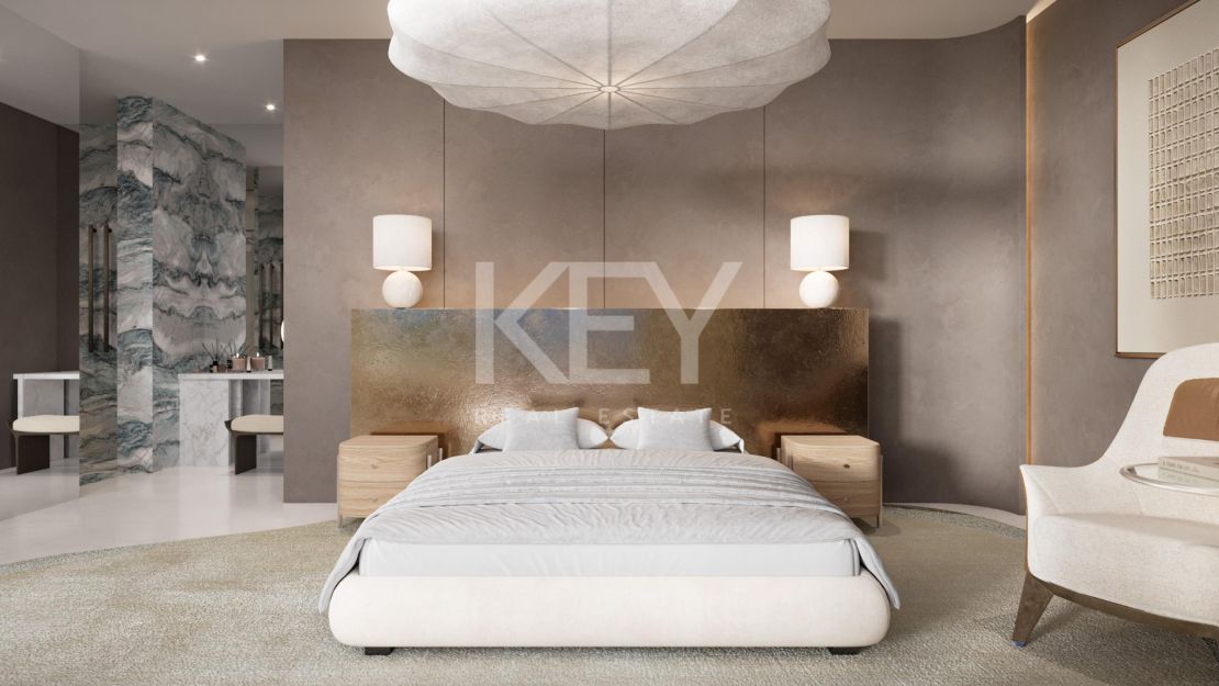 Ático dúplex en primera línea de playa con piscina privada en Puerto Banús