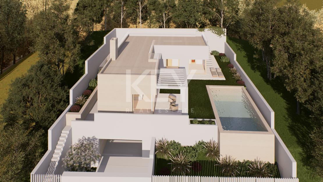 Modern turnkey villa project in Valle Romano, Estepona