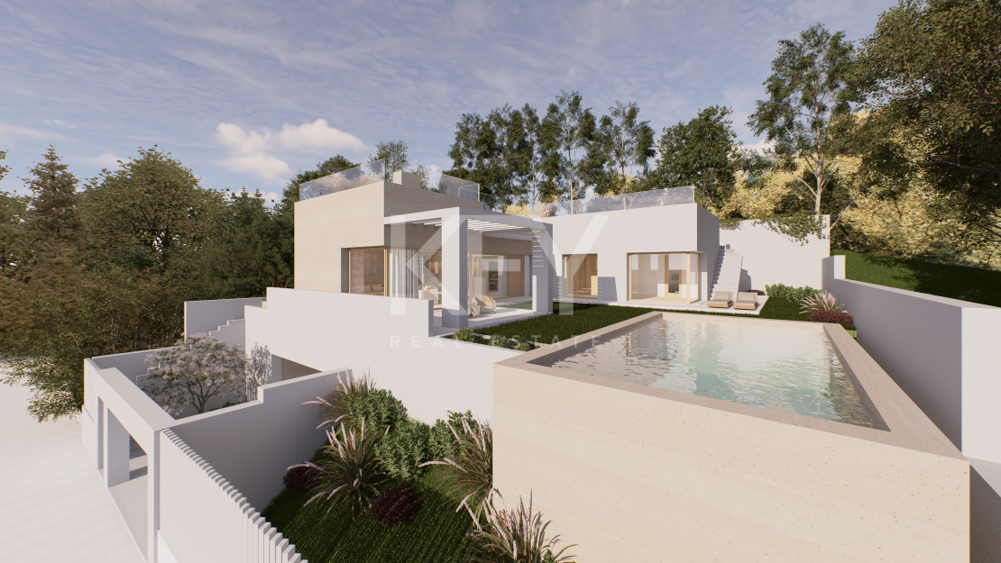 Modern turnkey villa project in Valle Romano, Estepona