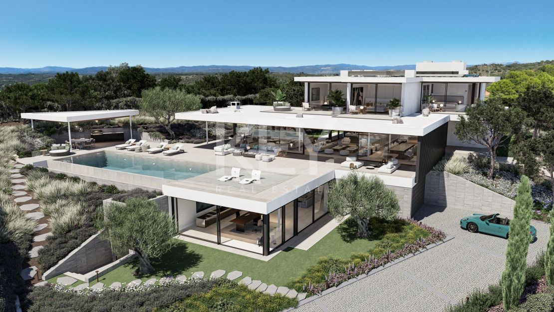Modern luxury villa with panoramic sea views in La Reserva, Sotogrande