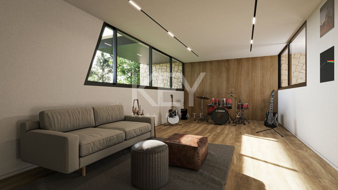 Contemporary villa with panoramic views in Monte Mayor