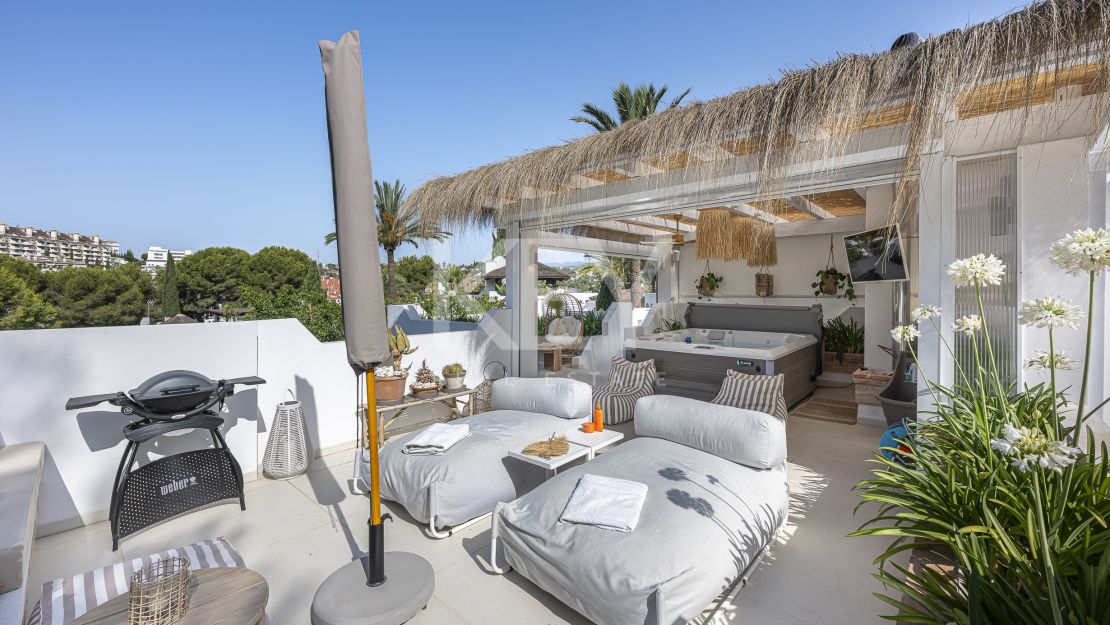 Современная вилла с бохо-шармом в Нуэва Андалусия