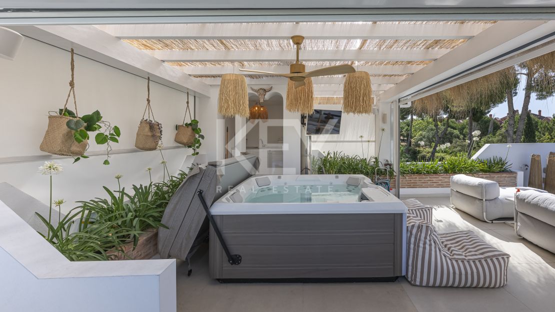 Современная вилла с бохо-шармом в Нуэва Андалусия