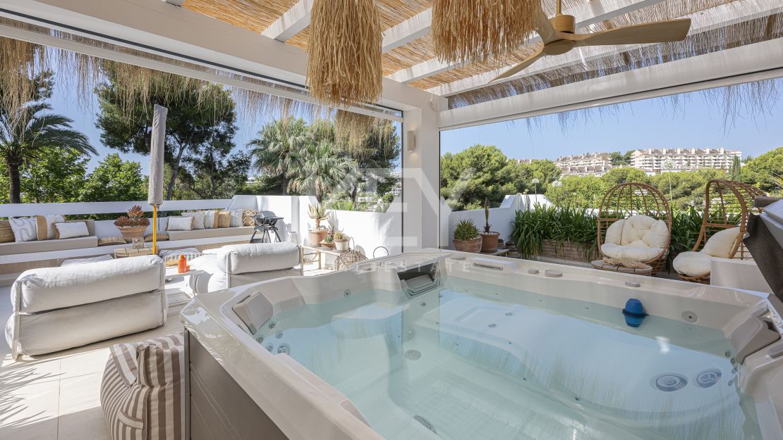 Современная вилла с бохо-шармом в Нуэва Андалусия