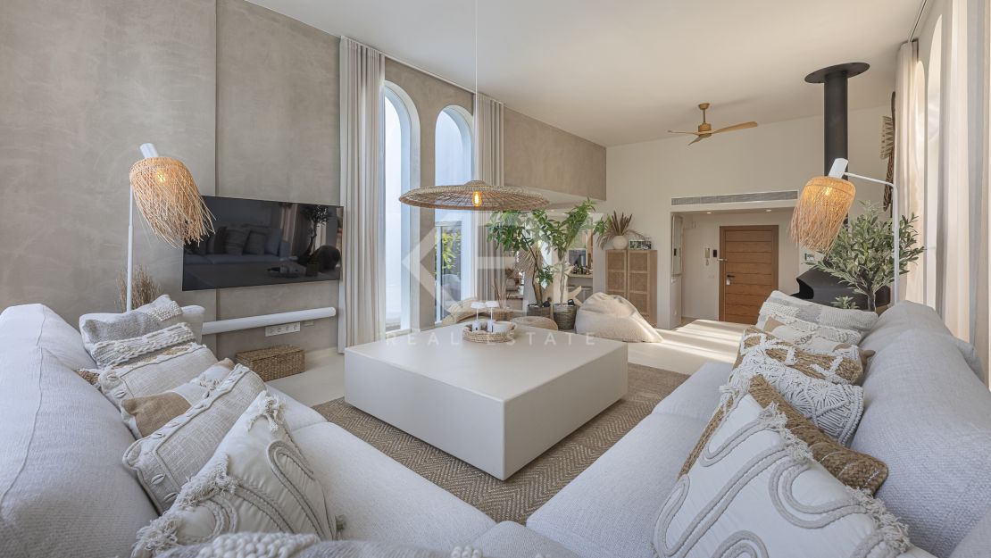 Современная вилла с бохо-шармом в Нуэва Андалусия