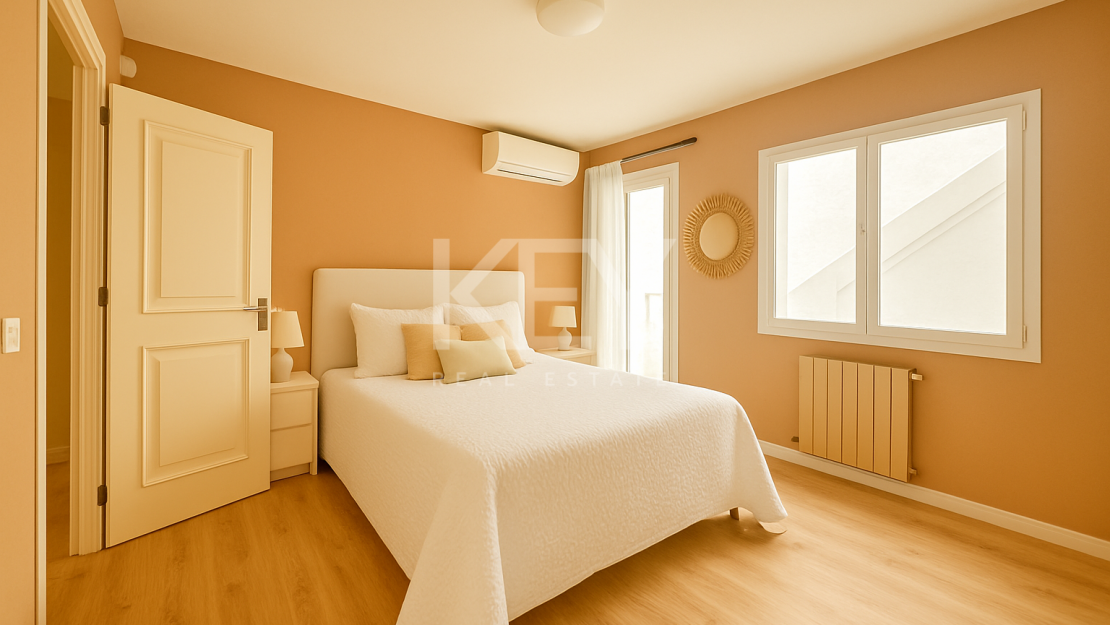 Двухуровневый дом на первом этаже с частным садом в Нуэва Андалусия